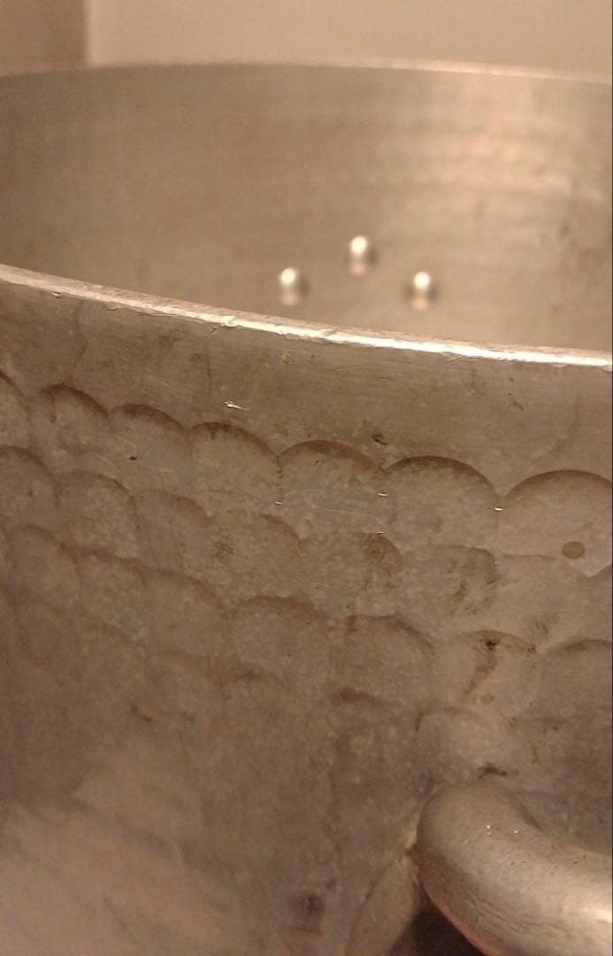 アルミ打ち出し寸胴鍋 蓋付き 36cm