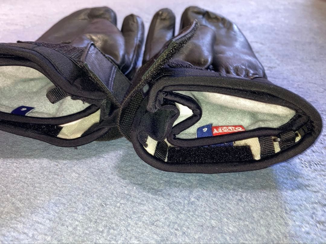 Hestra 3-Finger Full Leather サイズ 6