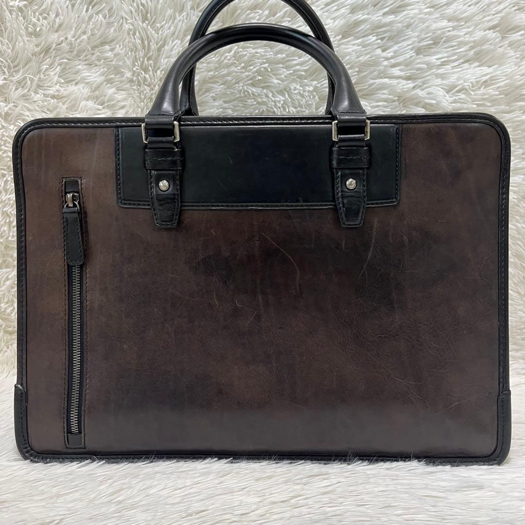 フジタカ レザー ビジネスバッグ メンズ ブリーフケース 百貨店取り扱い商品
