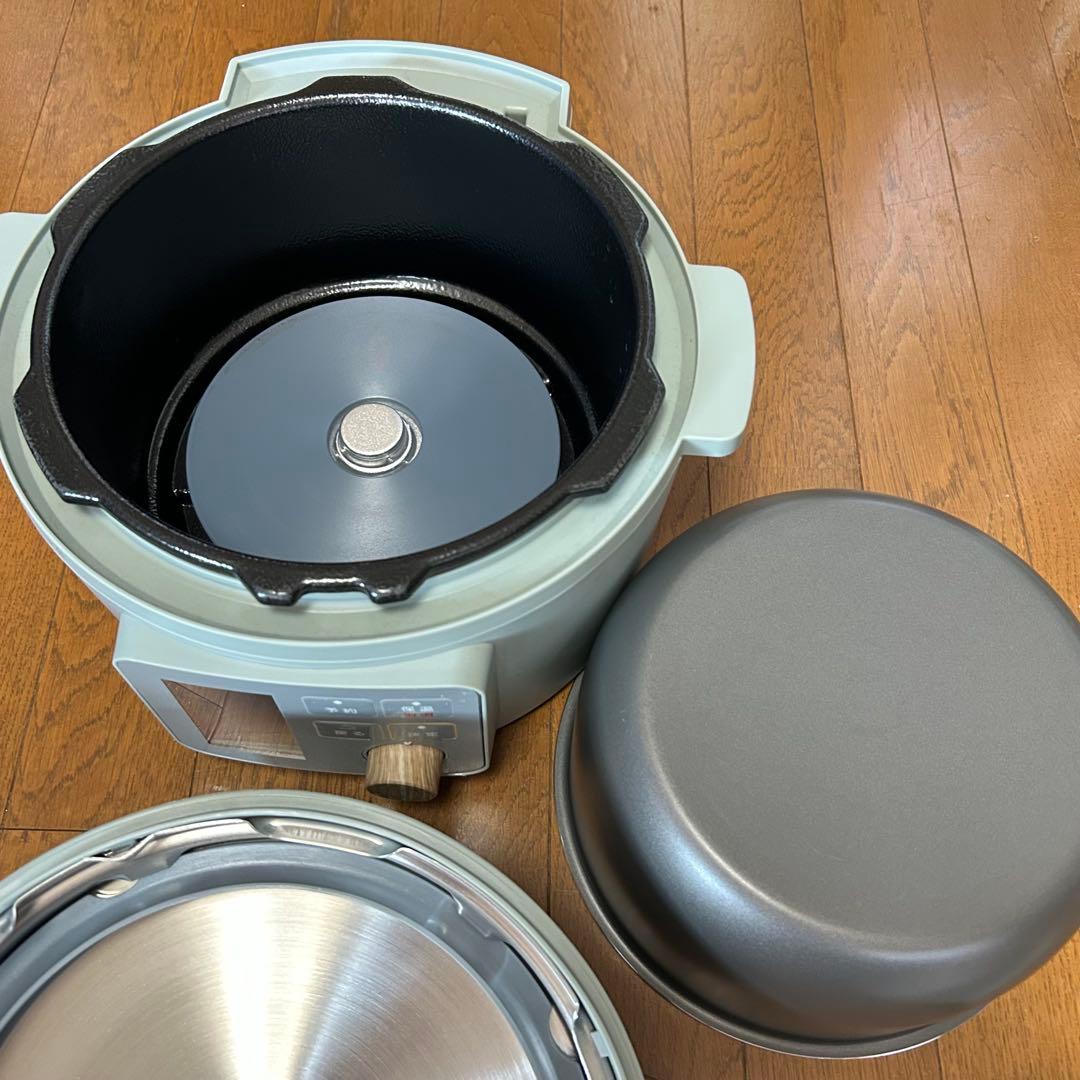 アイリスオーヤマ KPC-MA3-G 電気圧力鍋 ピスタチオグリーン 動作確認済