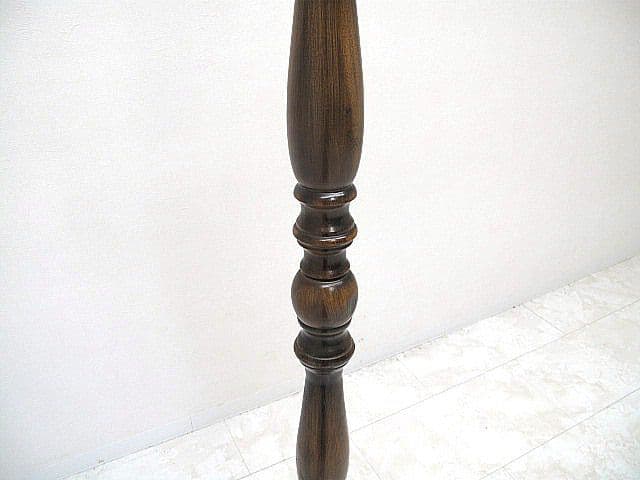 イタリア製 クラシック様式ポールハンガー 真鍮フック 獣脚 コートハンガー