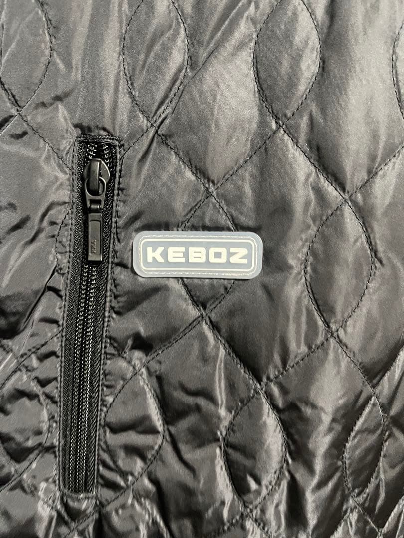【美品】KEBOZ×NANGA コラボ　リバーシブル　ダウンベスト　黒　M