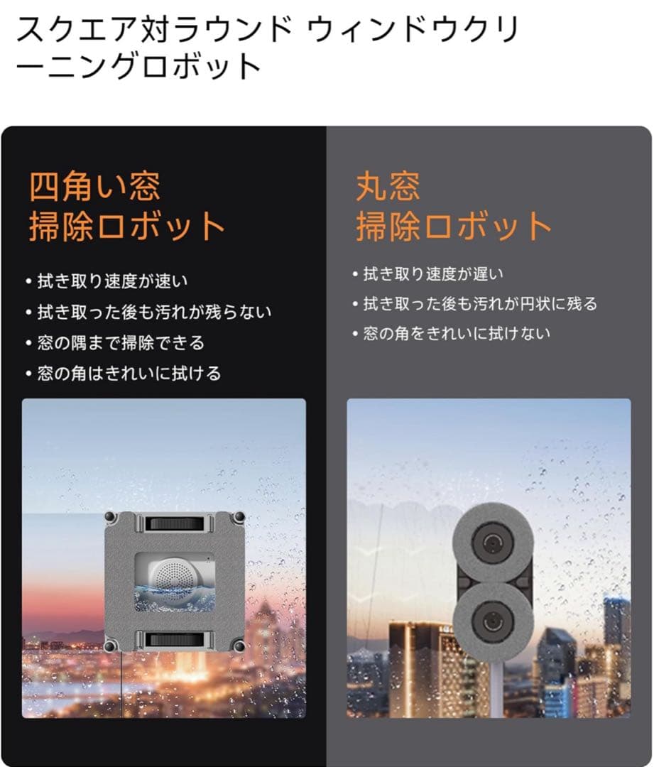 【新品未使用】 SEEING.U 窓掃除ロボット デュアルウォータースプレー付き
