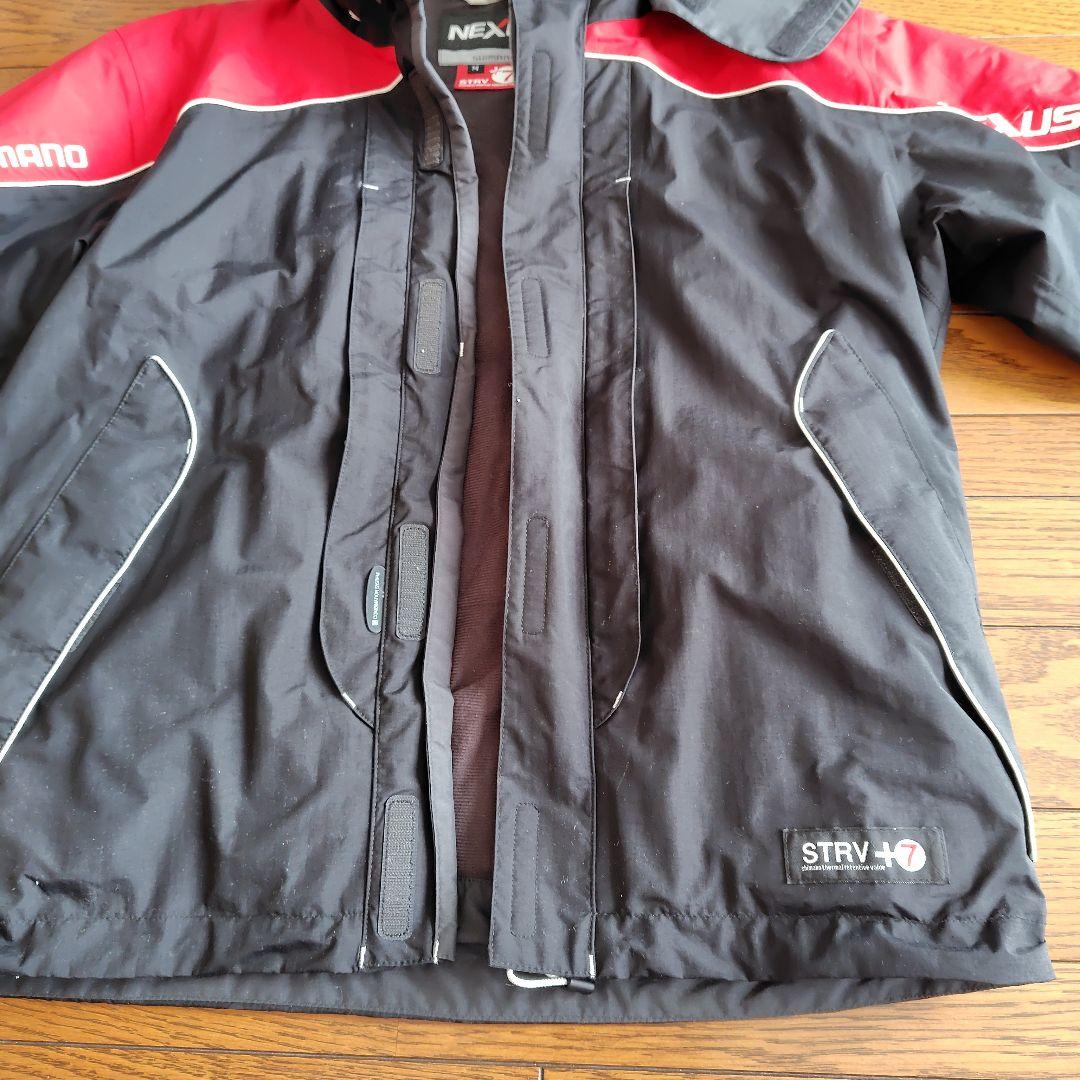 SHIMANO NEXUS 防寒着セット M 黒/赤　STRV＋7