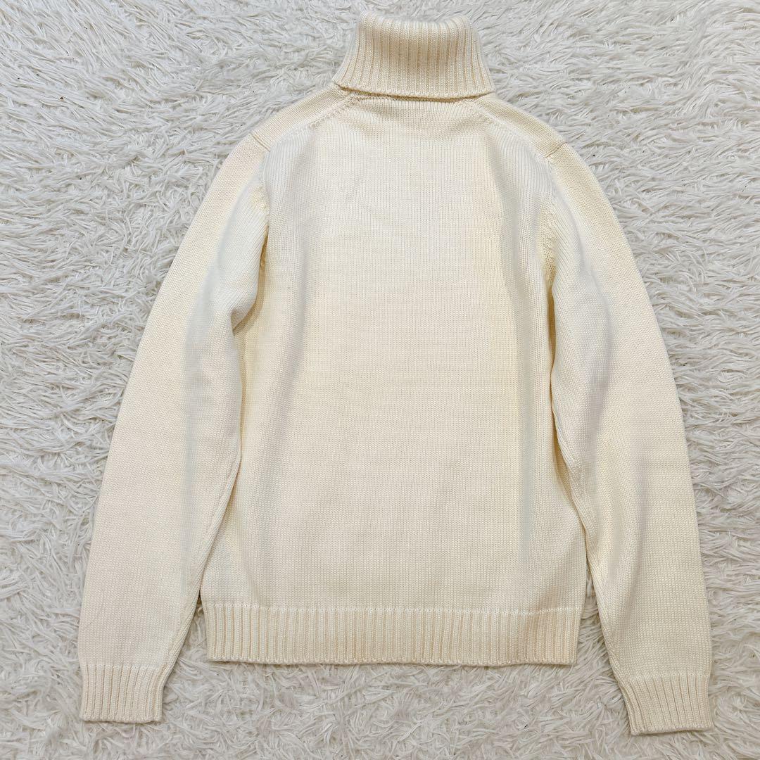 美品 ZANONE ザノーネ ミドルゲージ タートルネックセーター 46