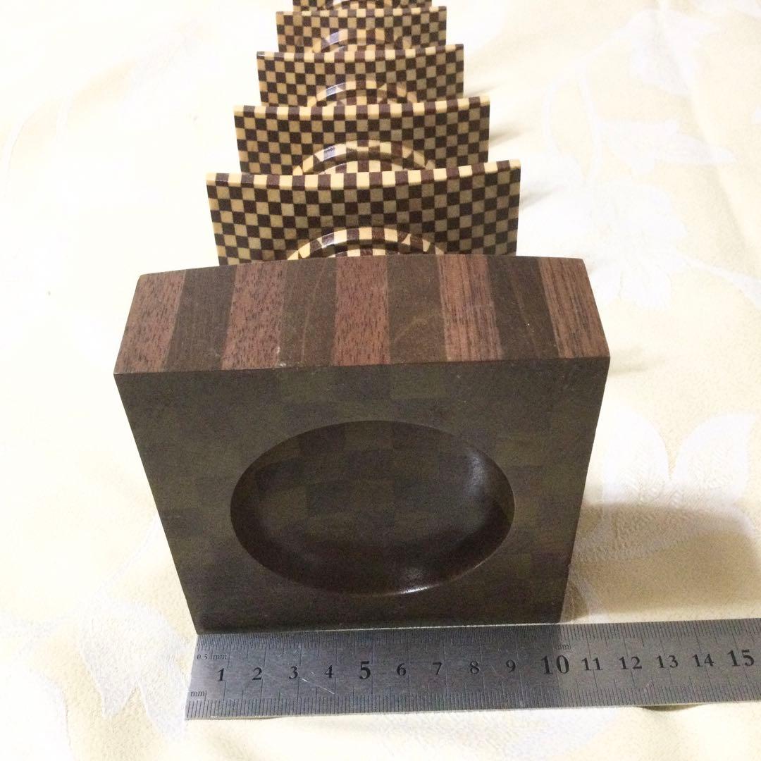 【廃版希少品】工芸品　箱根寄木細工　五重塔　高さ38cm