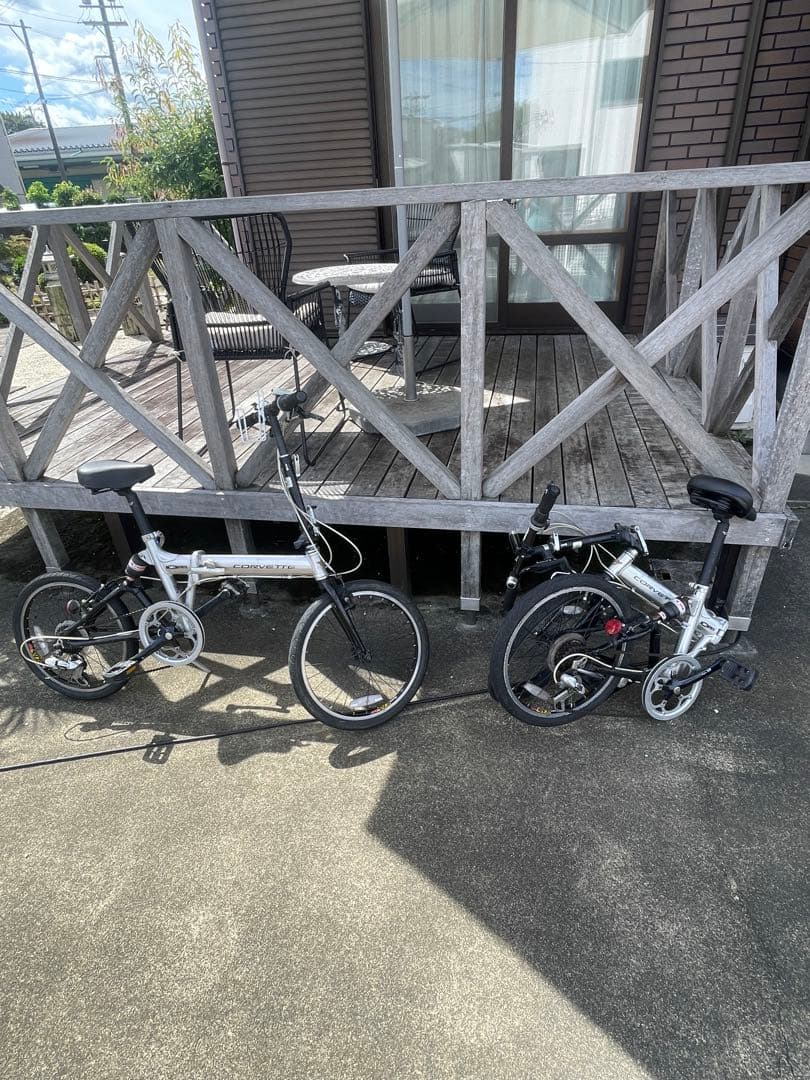 GM 20インチ　折り畳み自転車　2台セット　シルバー