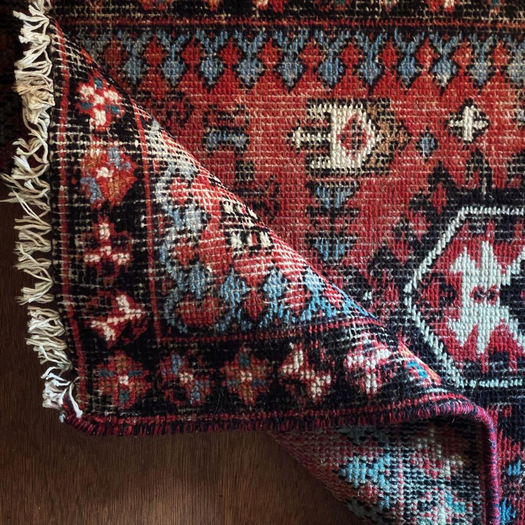 【月末セール】125×59 アフガニスタン バルーチ ヴィンテージラグ