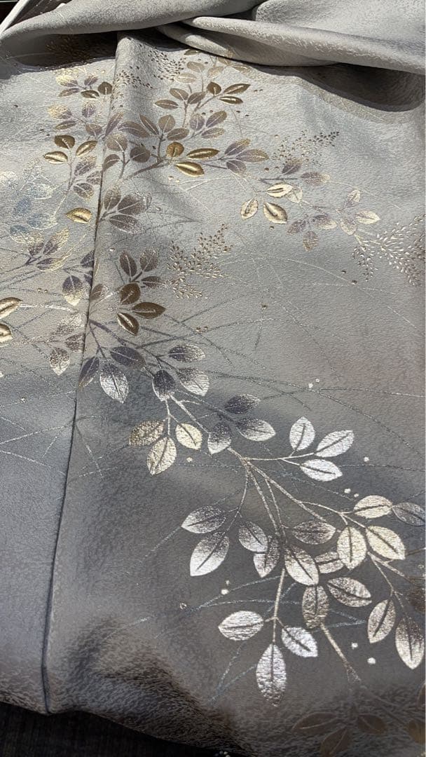 真*ー様 和田光正　訪問着　金彩銀彩