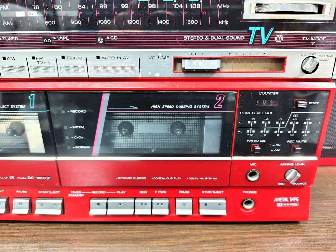 CASIO DC-W07Ⅱ コンポステレオ ジャンク 現状品