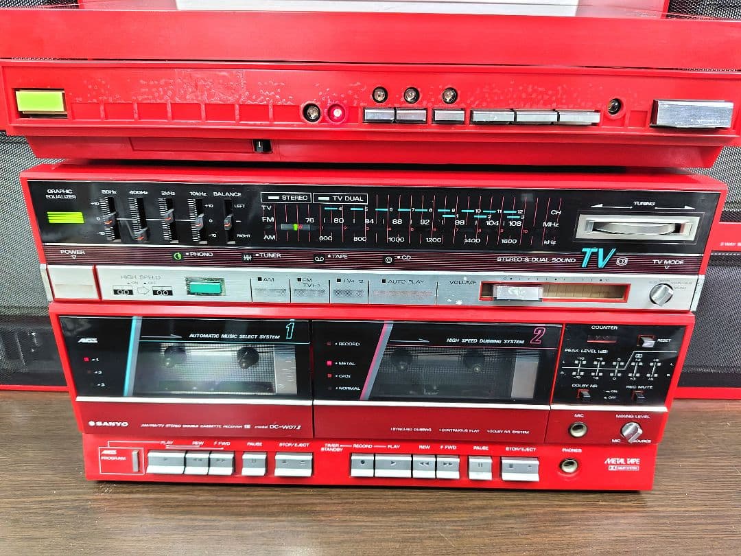 CASIO DC-W07Ⅱ コンポステレオ ジャンク 現状品