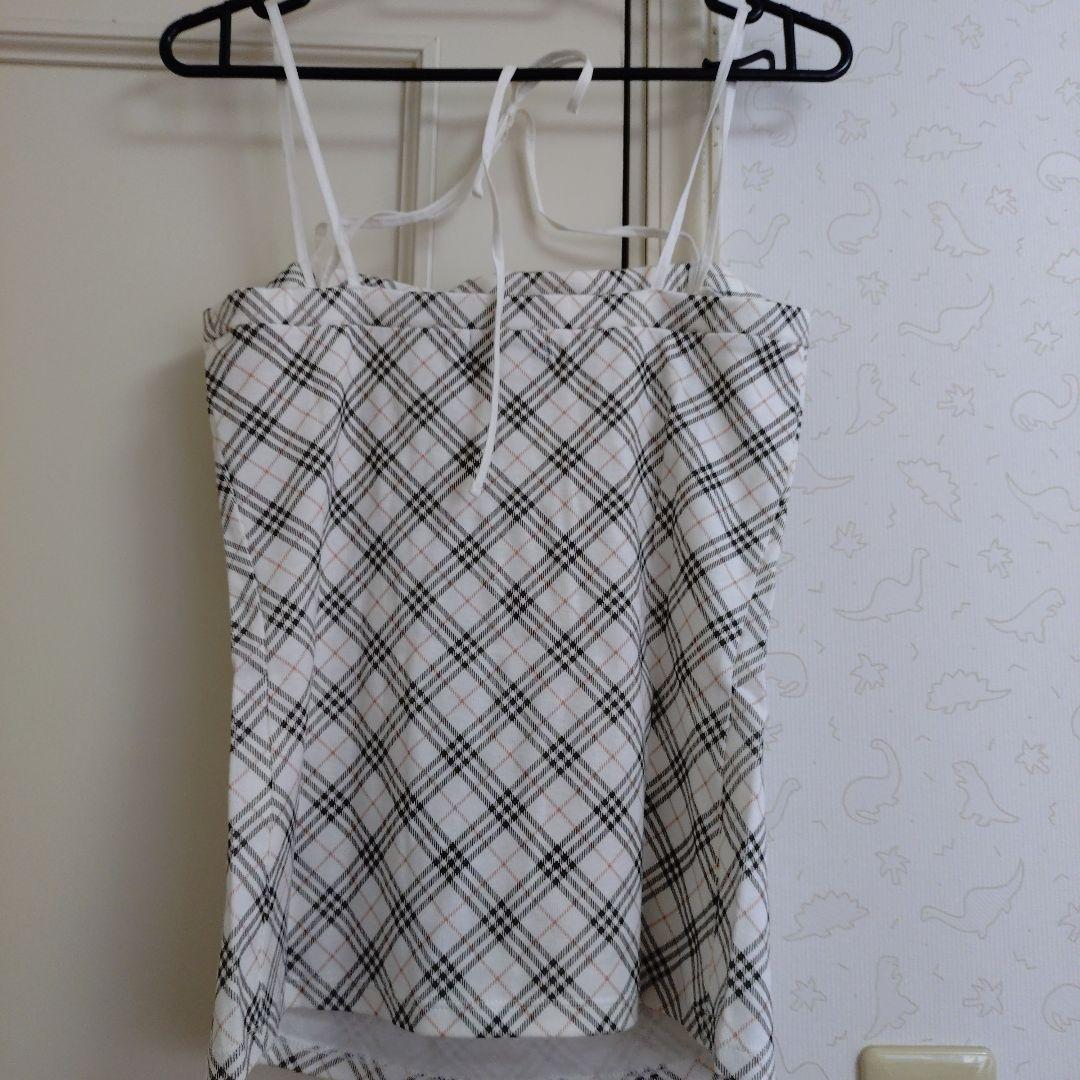 saruwa2 バーバリーブルーレーベル キャミソール チェック柄 2枚
