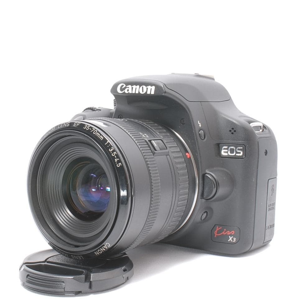 入門カメラ❤キャノン　kiss　x3　デジタル一眼レフ　カメラデビュー　初心者