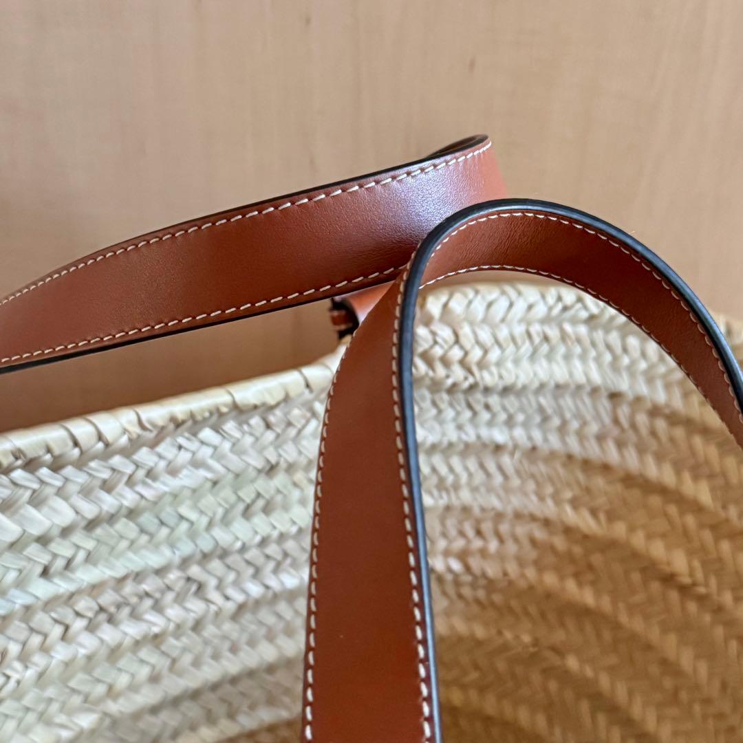 LOEWEロエベ バスケット かごバッグ ナチュラル/ブラウン 保存袋