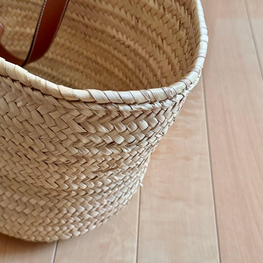 LOEWEロエベ バスケット かごバッグ ナチュラル/ブラウン 保存袋