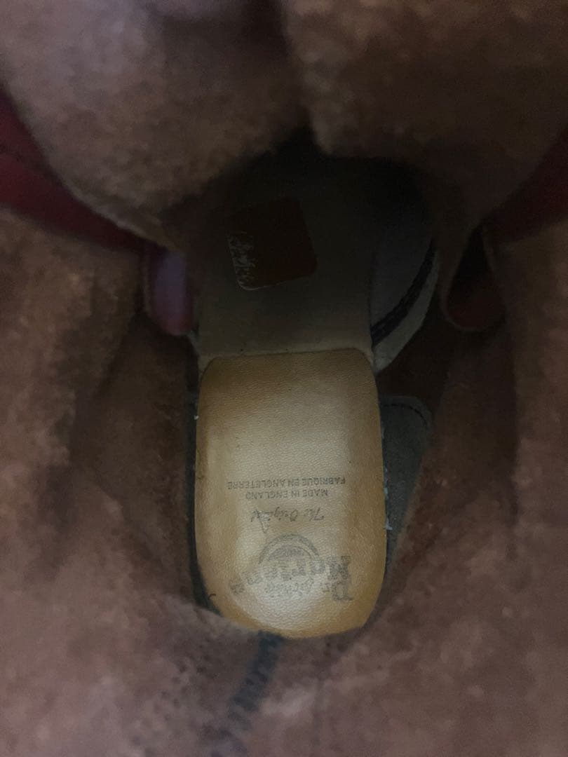 み*み様 ドクターマーチン10ホール スチールトゥ MADEINENGLAND