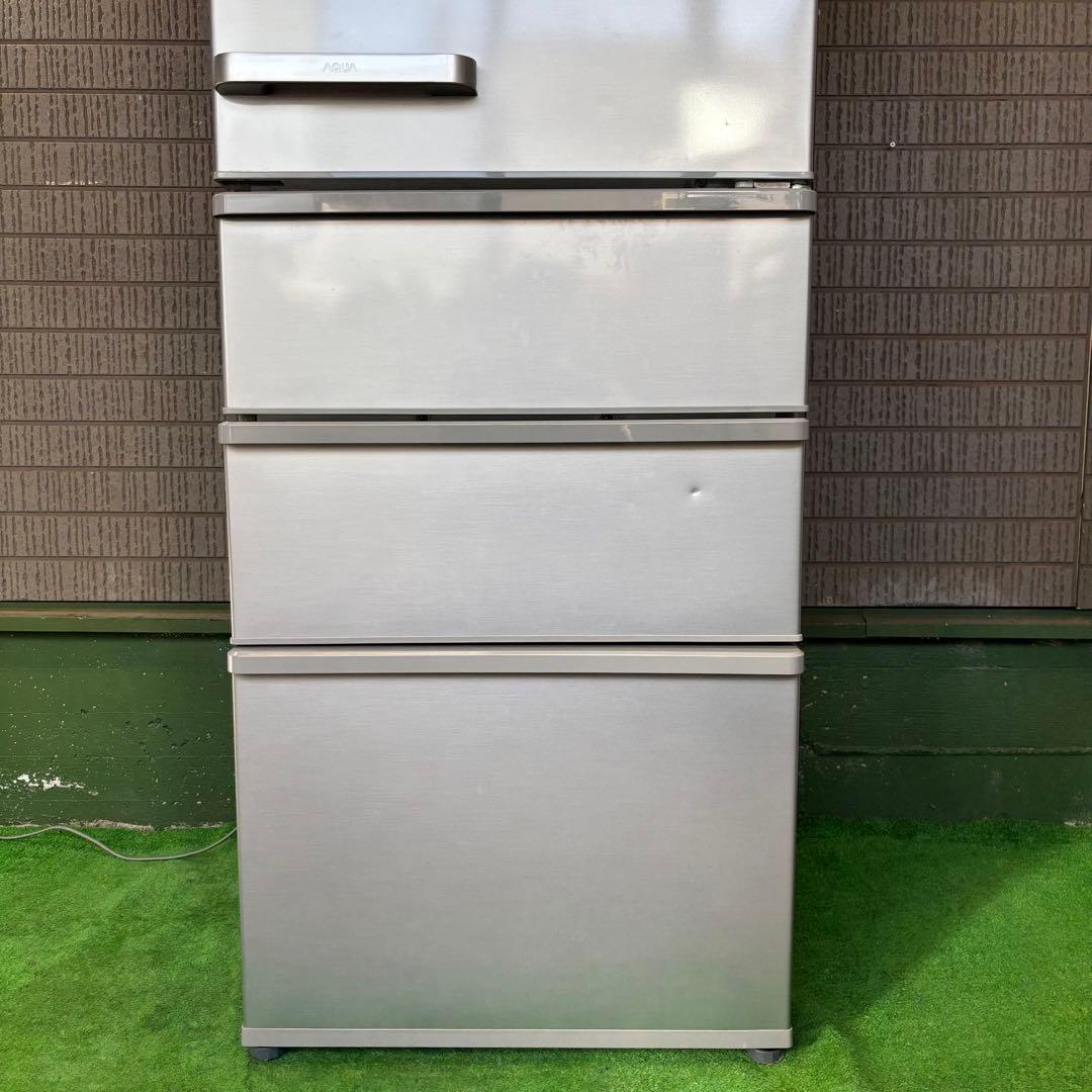 AQUA 355L 冷蔵庫 大容量 スリム 人気モデル【地域限定配送無料】