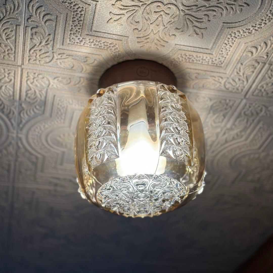 ガラス製直付天井照明 もやもや照明ミッドセンチュリー ナショナル