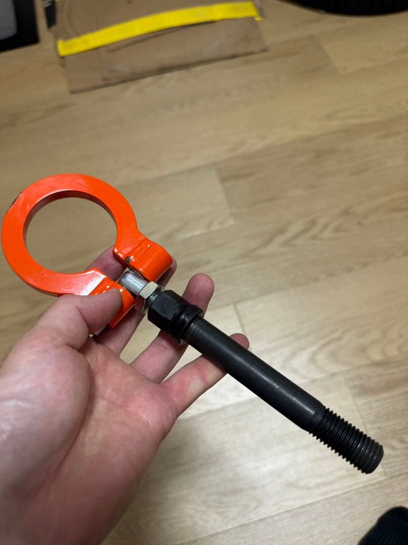 カワイ製作所牽引フックフロントtyp可倒式アバルト595 3121# 2015〜