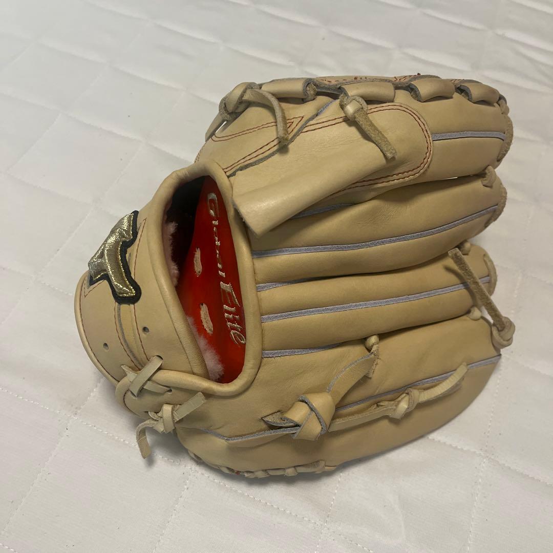 Mizuno グローバルエリート 硬式グローブ ベージュ