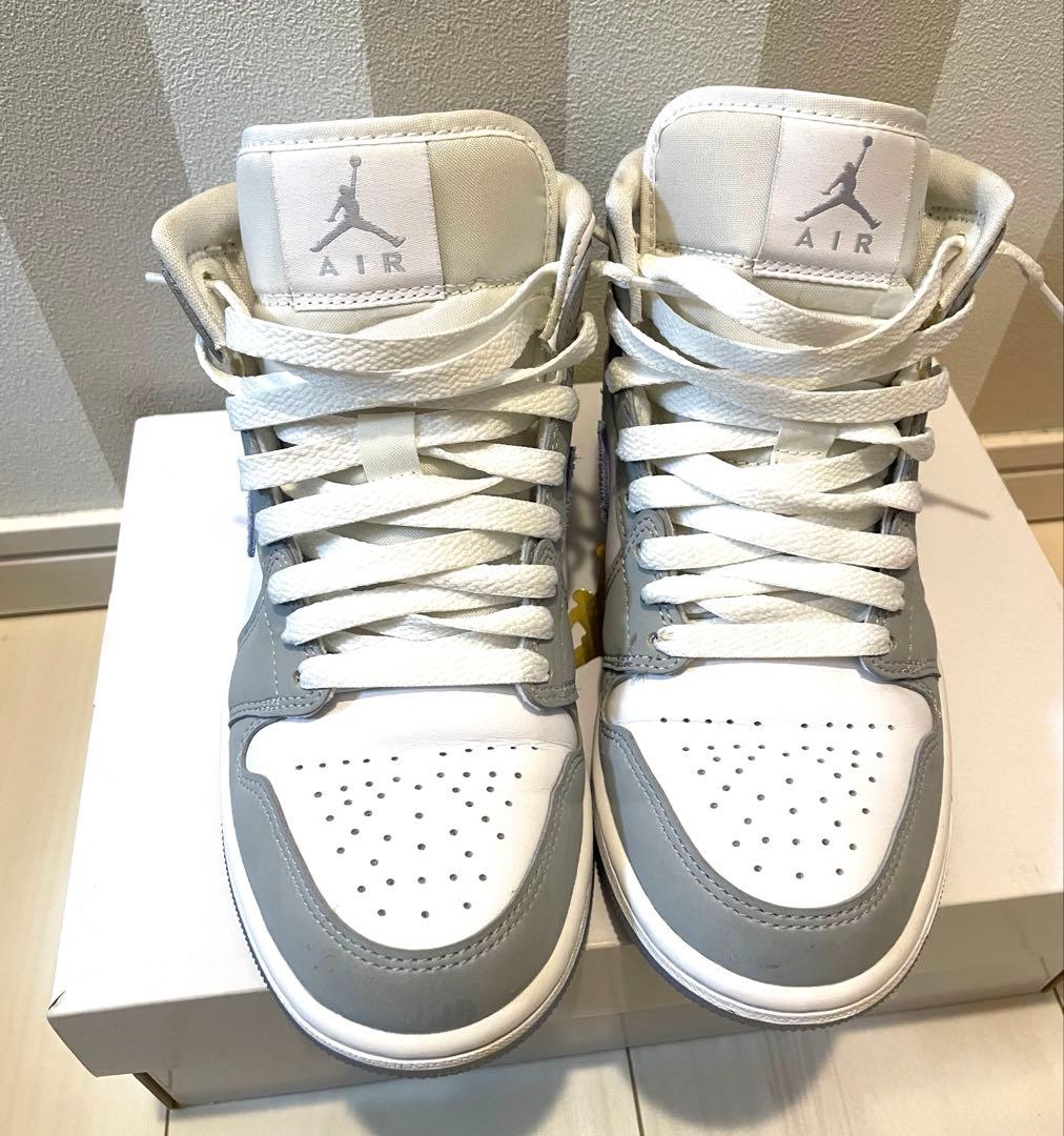 エアージョーダン1⭐︎ウルフグレー⭐︎23.0⭐︎AJ1⭐︎鑑定書付