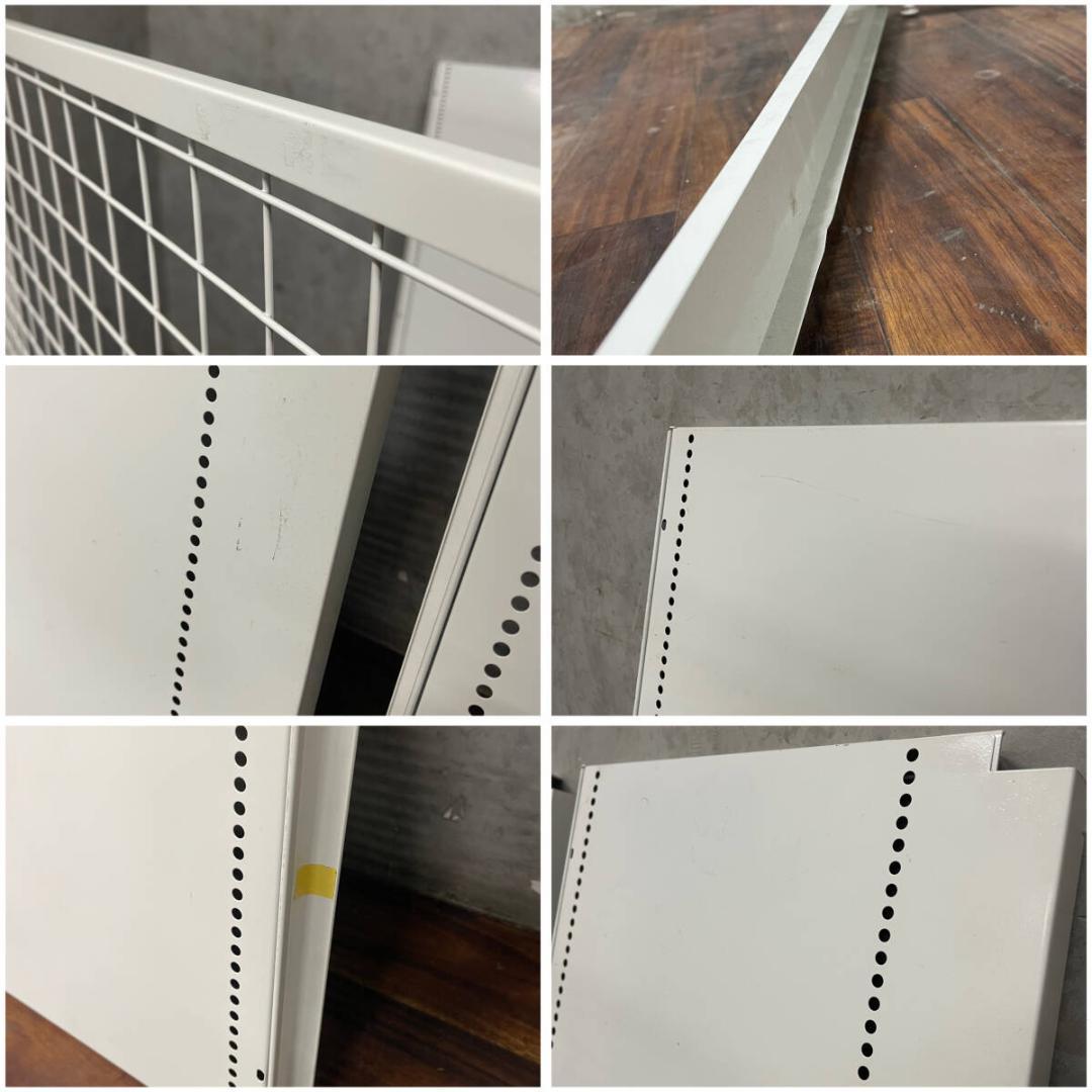 店舗 業務用 陳列棚 スチール 片面 ラック 飾り棚 ディスプレイ