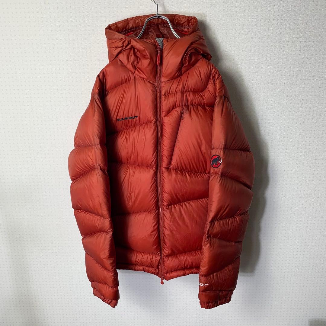 n*s様 マムート アトラスフーデッドダウンジャケット ダウンパーカ レッド系
