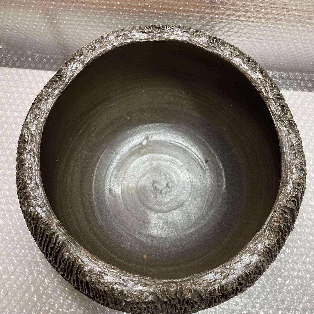 信楽焼 大型 花瓶 花生