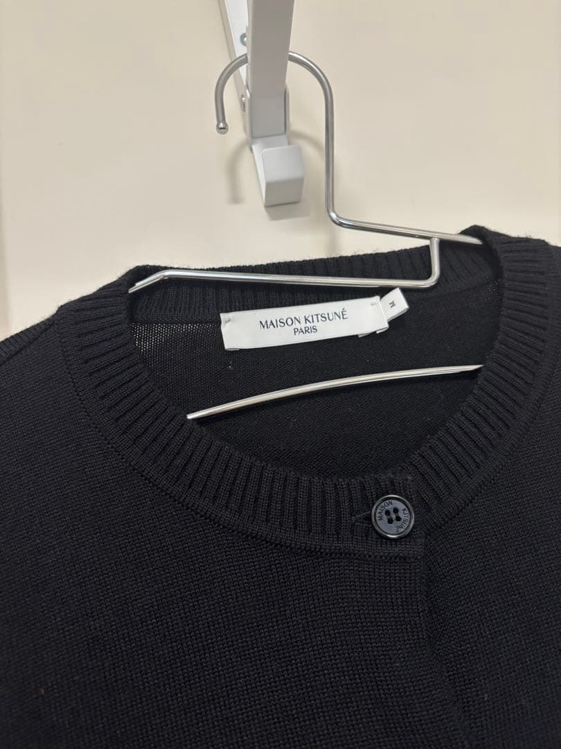 【超美品】メゾンキツネ カーディガン 黒