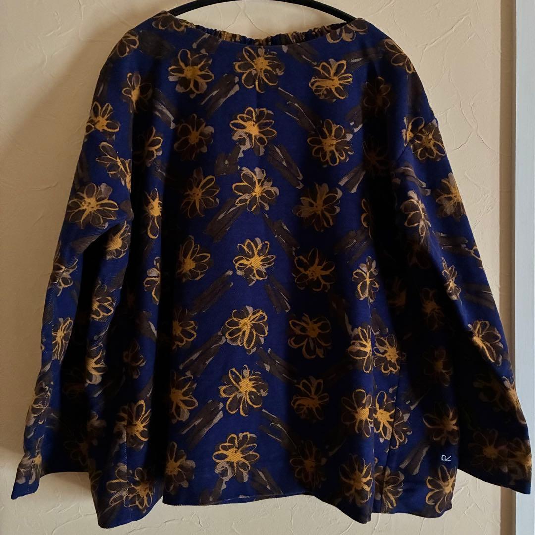 45R★ライトモールフラワープリントBLOUSE