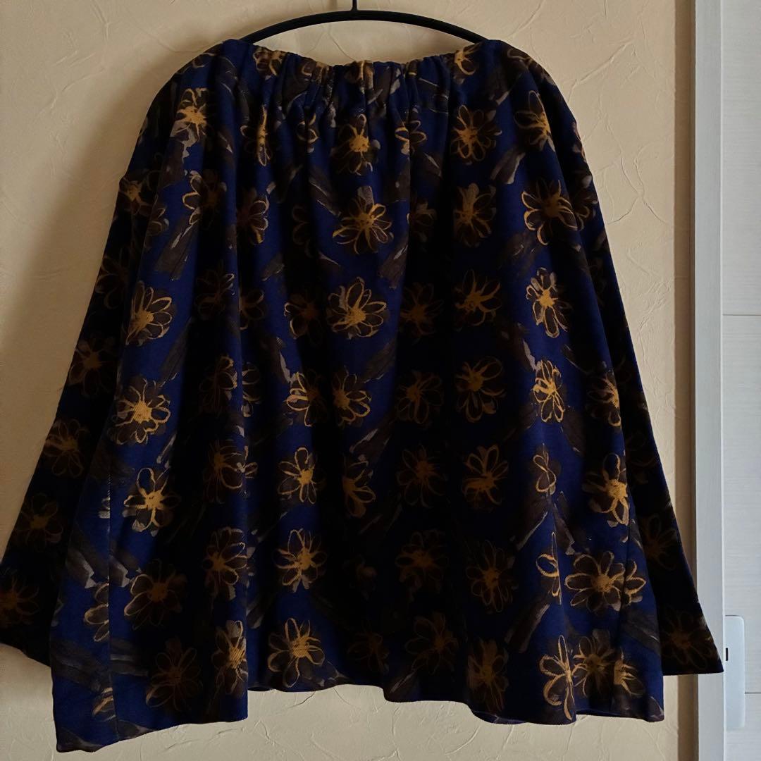 45R★ライトモールフラワープリントBLOUSE