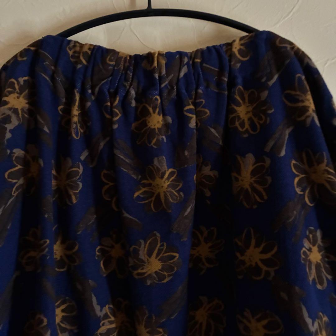 45R★ライトモールフラワープリントBLOUSE