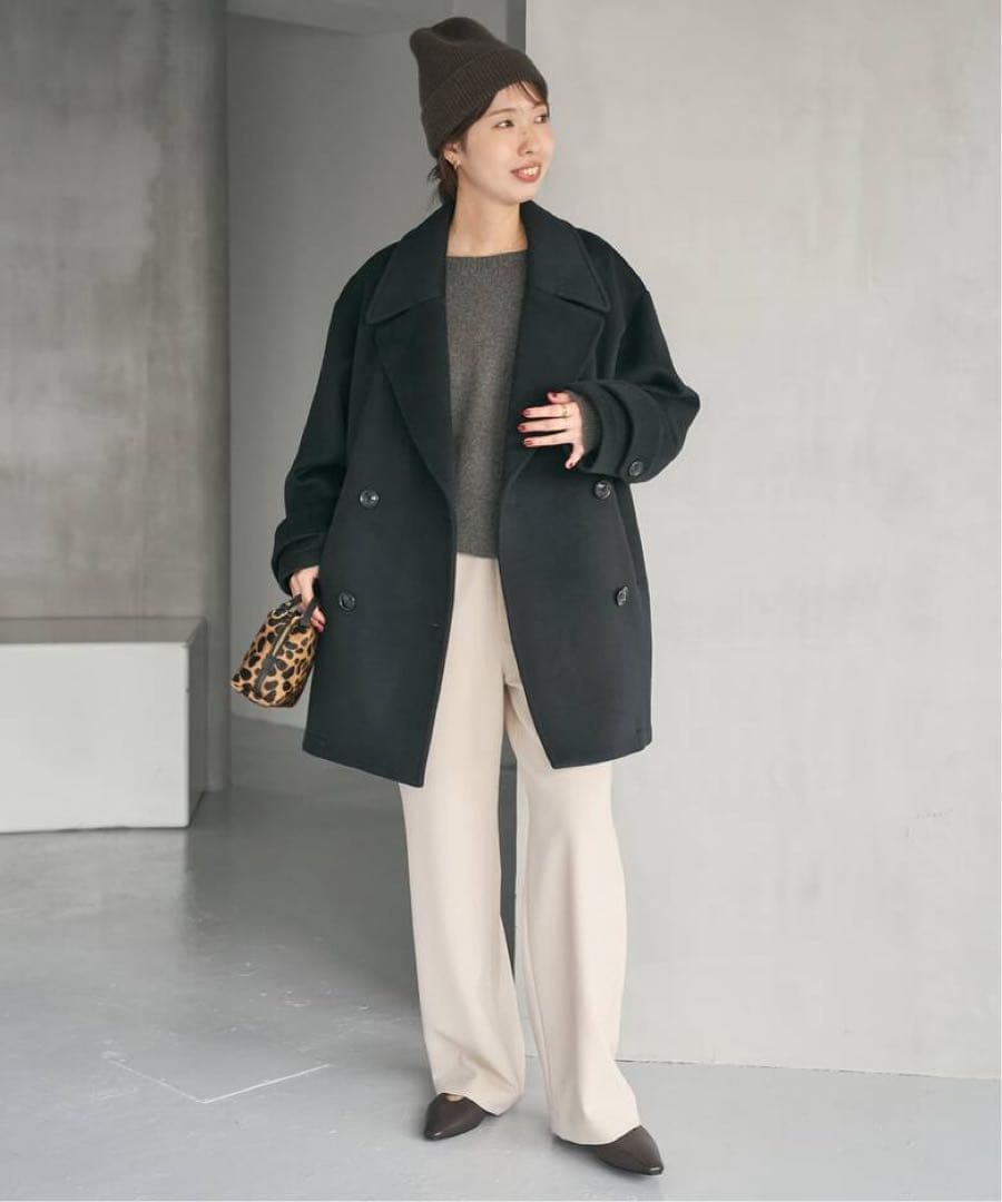 【Spick & Span】36 新品未使用　S160ビーバーPコート