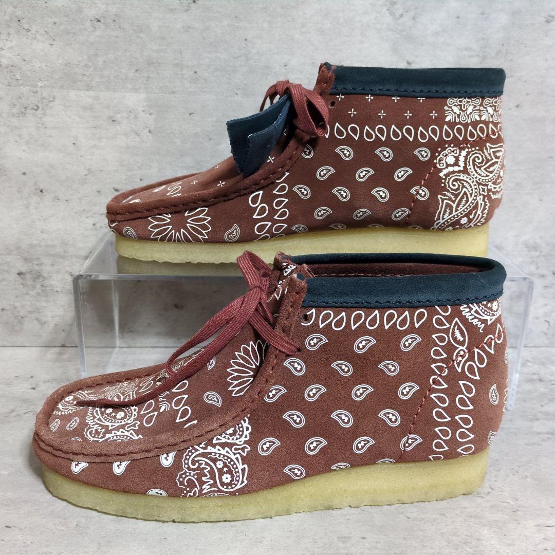 新品✨【Clarks】Wallabee☆ペイズリー☆UK7