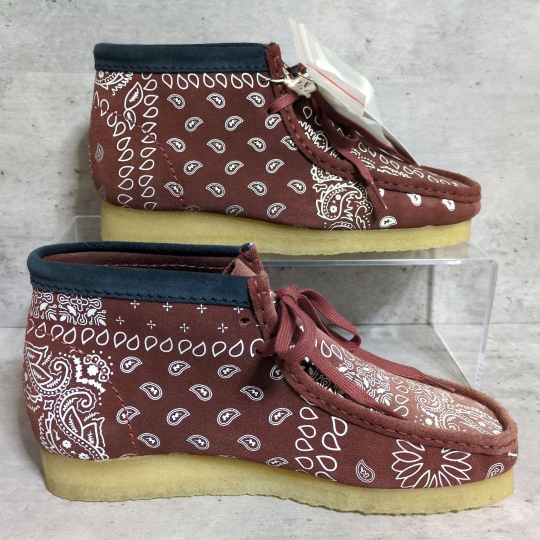新品✨【Clarks】Wallabee☆ペイズリー☆UK7
