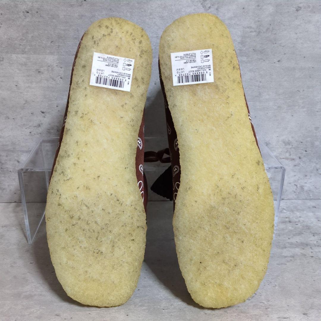 新品✨【Clarks】Wallabee☆ペイズリー☆UK7