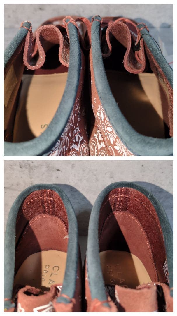 新品✨【Clarks】Wallabee☆ペイズリー☆UK7