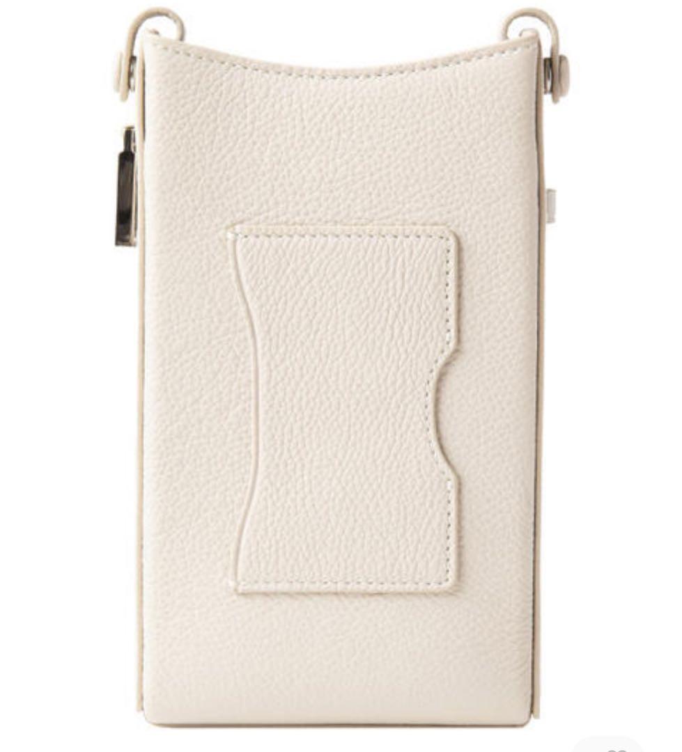 新品❗️DEMIU Petit Smartphone Bag ストラップ付ベージュ
