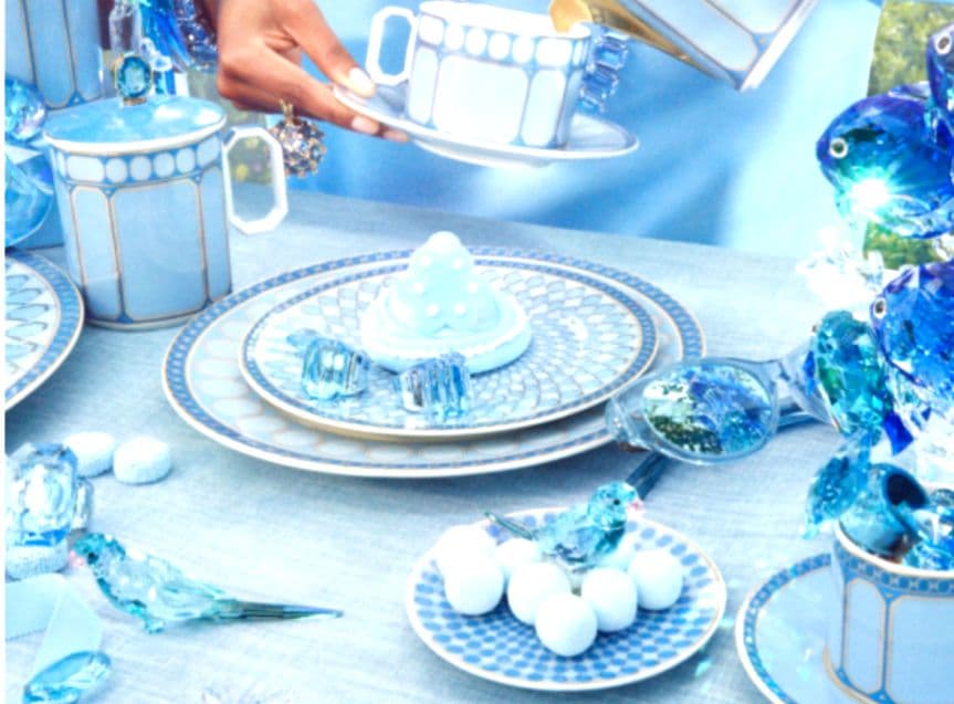 新品未使用 スワロフスキー × ローゼンタール シグナム・プレートセット