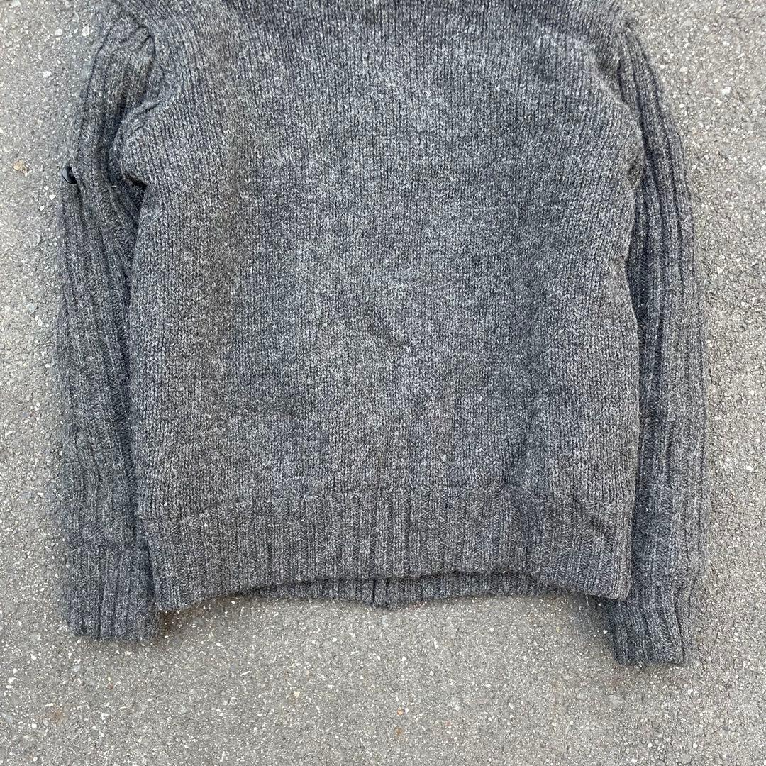 【真贋不明】Stone  ストーンアイランド ジップニットフーディ