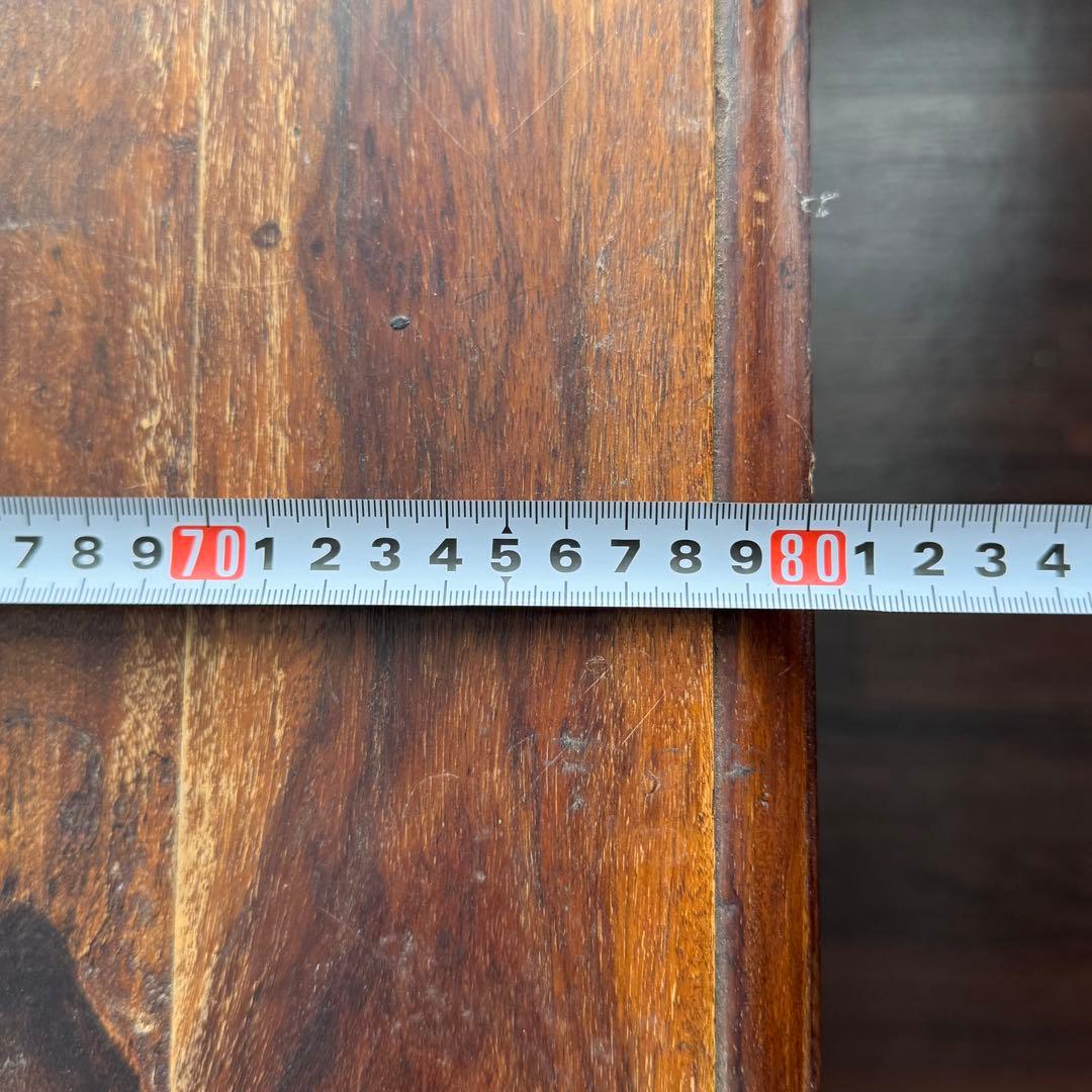 アンティーク無垢材テーブル　ブロカント 古道具 作業台 ダイニングテーブル 四角