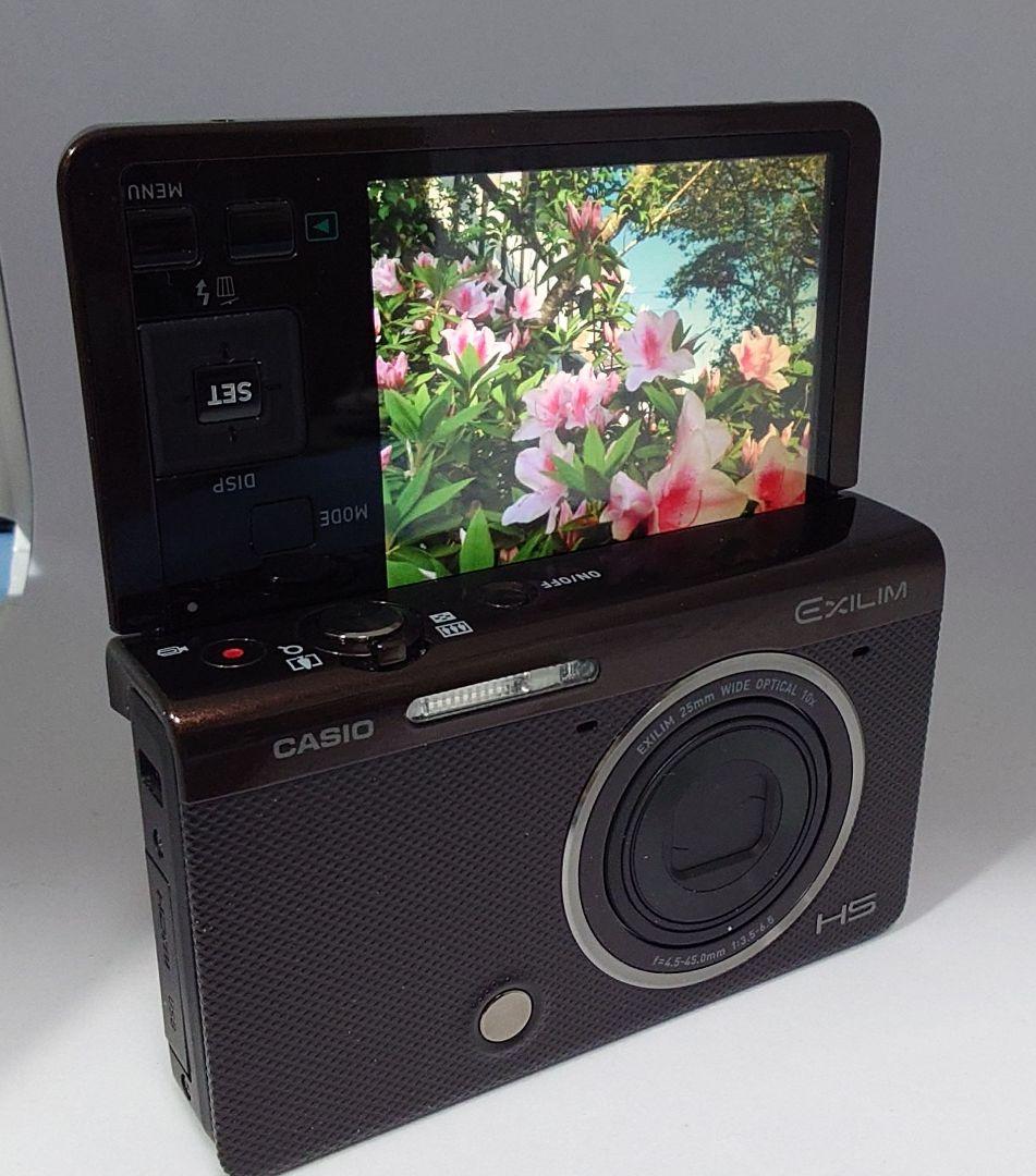 CASIO EXILIM ZR50 ブラウン チルトLCD 自撮り対応