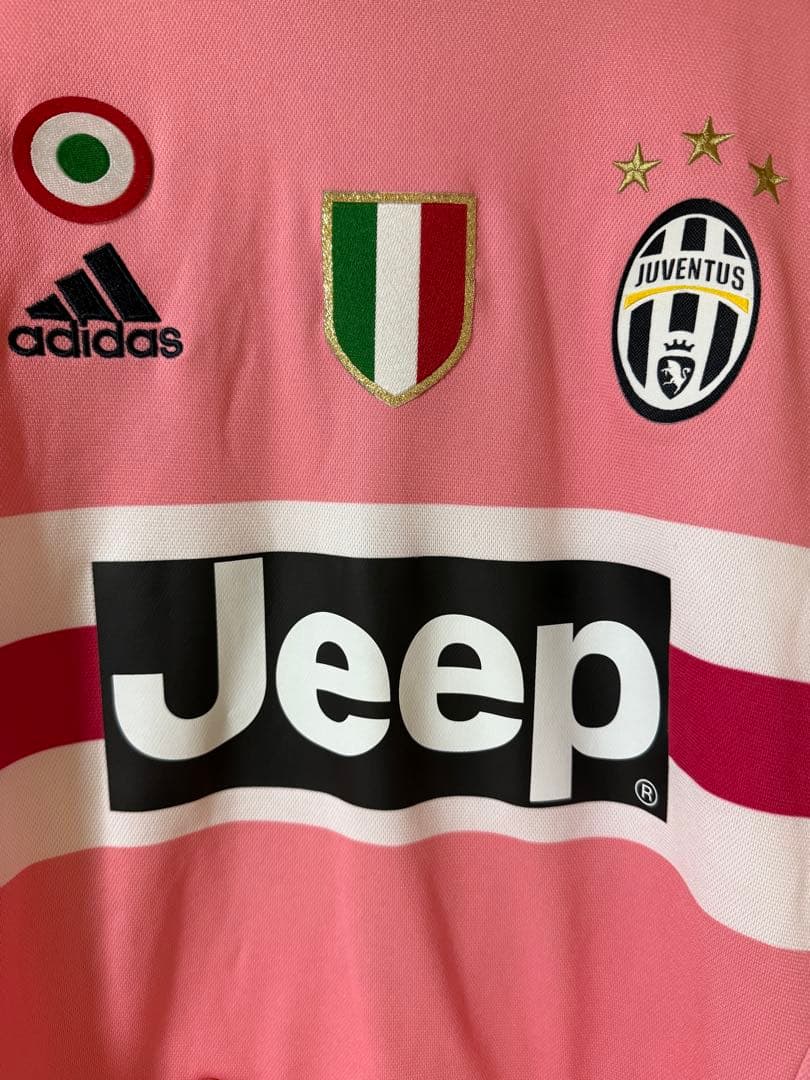 公式ユニフォーム ユベントス ディバラ 15-16 アウェイ CL パッチ全部入