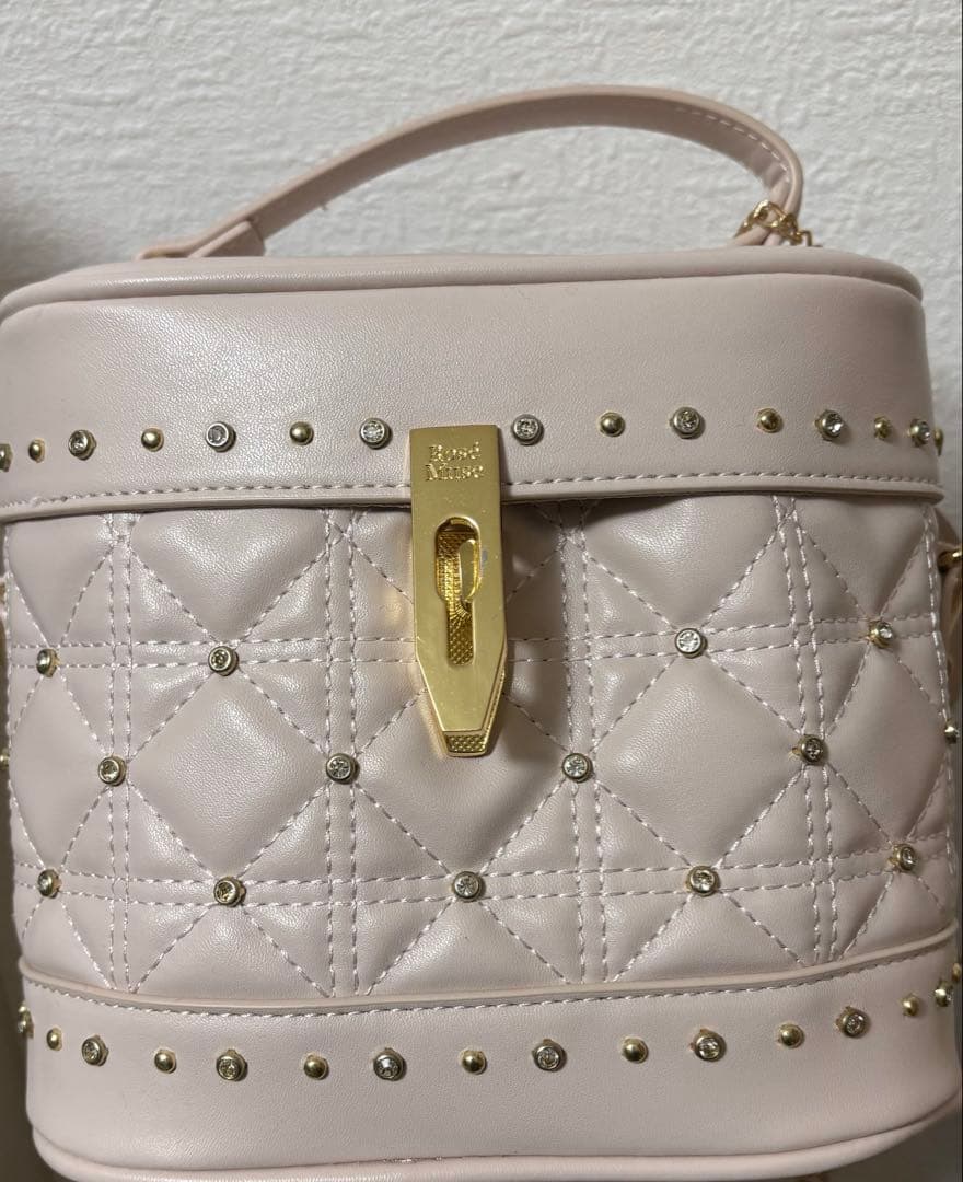 Rose Muse ロゼミューズ Vanity bag バニティバッグ ピンク