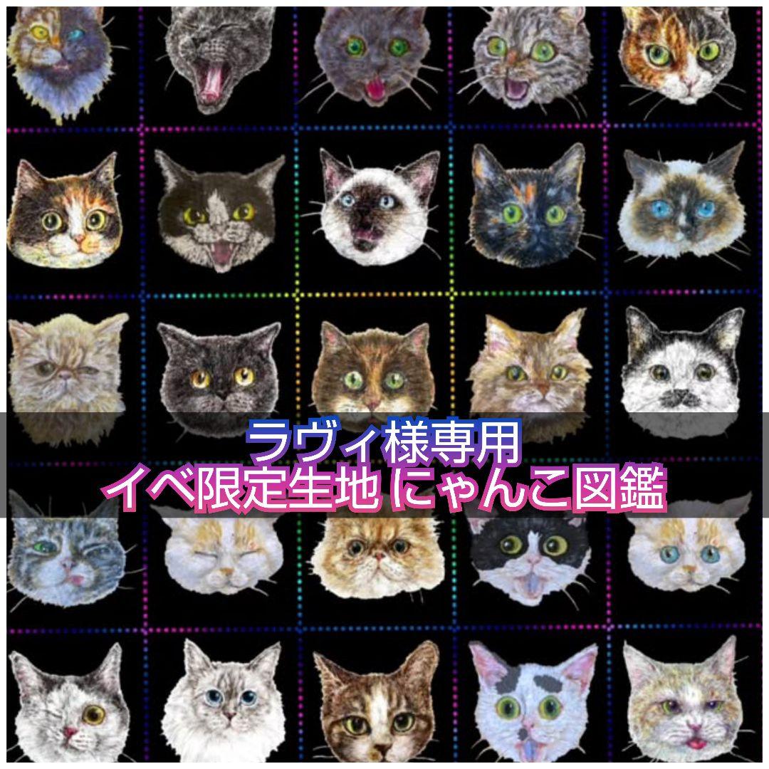 ラヴィ イベ限定生地 にゃんこ図鑑