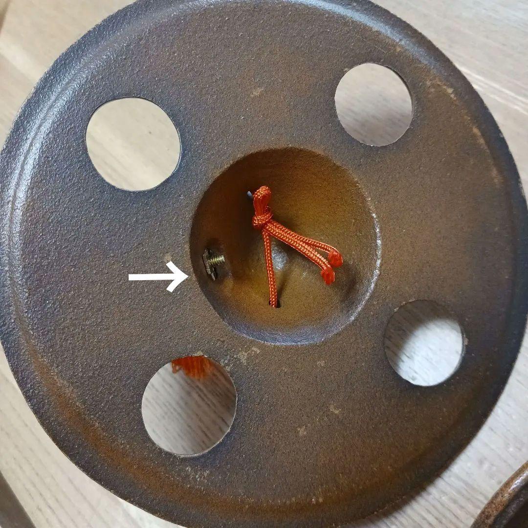 兜　灰皿　香炉　鋳物　万右衛門　ヴィンテージ 置物