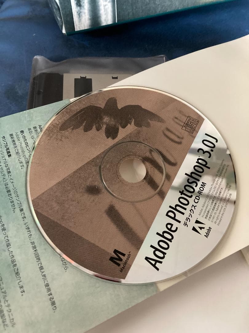 【完品・美品】Adobe Photoshop 3.0J Mac版 日本語版