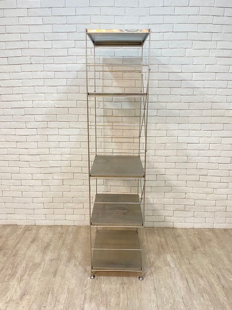 【おん　】無印　ステンレスユニット　メタルラック　棚　陳列　収納