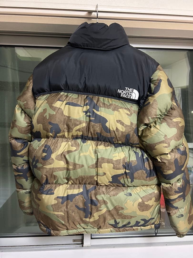 【美品】THE NORTH FACE ノースフェイスヌプシダウンジャケット 迷彩