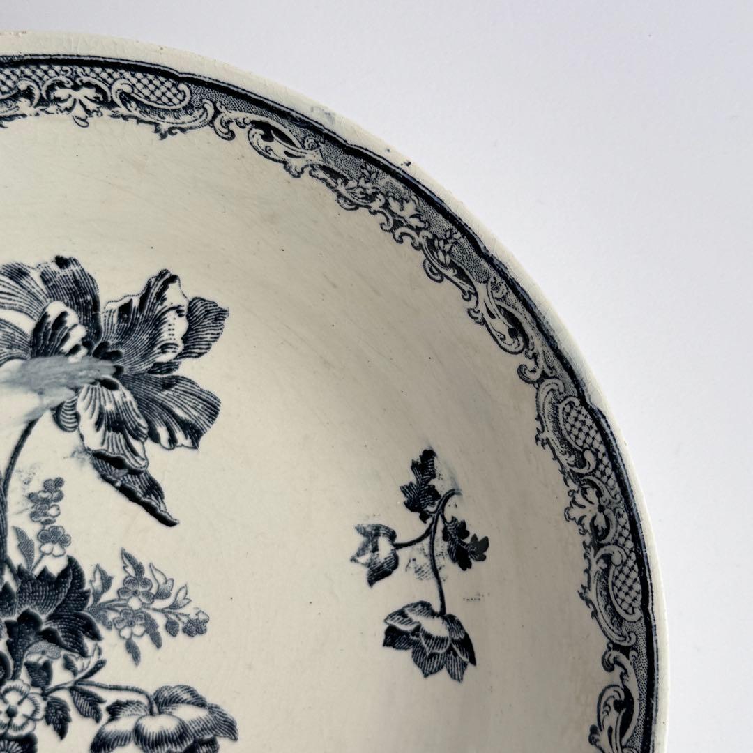 レア　フランスアンティーク　サルグミンヌ　Fontanges カロットプレート